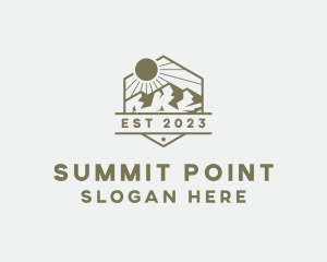 Mountain Summit Adventure logo design