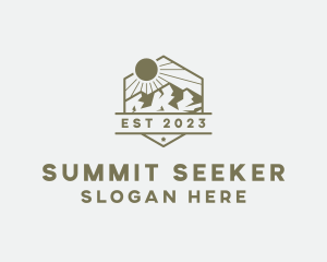 Mountain Summit Adventure logo design