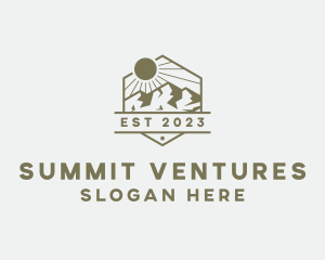 Mountain Summit Adventure logo design