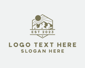 Mountain - Mountain Summit Adventure logo design