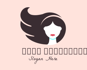 Pink Hair - Beauty Hair Stylist logo design