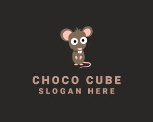 Cute Rodent Rat Logo