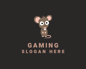 Cute Rodent Rat Logo