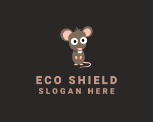 Pesticide - Cute Rodent Rat logo design