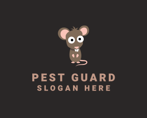 Cute Rodent Rat logo design