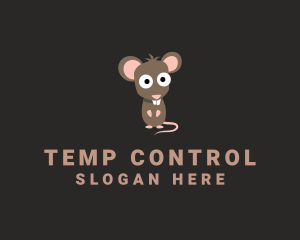 Cute Rodent Rat logo design