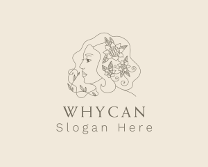 Floral Woman Styling Logo