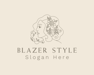 Floral Woman Styling logo design