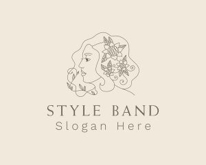 Floral Woman Styling logo design