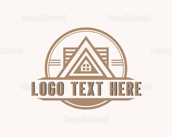 Residential House Roof Logo