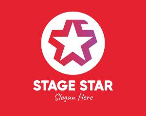 Celebrity Star Bird logo design