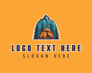 Rocky Mountain - Mountain Explorer Campsite logo design