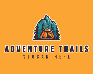 Mountain Explorer Campsite logo design