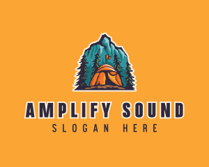 Mountain Explorer Campsite logo design