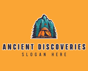 Mountain Explorer Campsite logo design