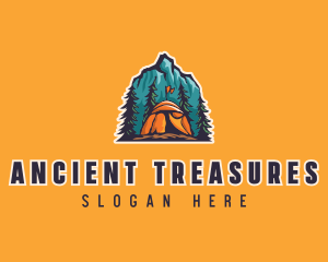 Mountain Explorer Campsite logo design