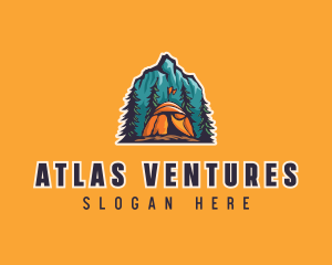 Mountain Explorer Campsite logo design