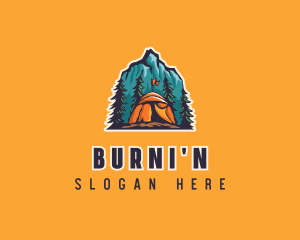 Mountain Explorer Campsite logo design