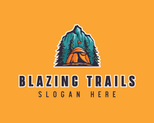 Mountain Explorer Campsite logo design