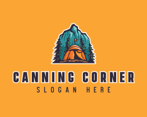 Mountain Explorer Campsite logo design