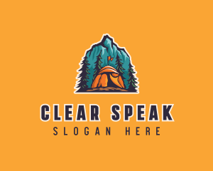 Mountain Explorer Campsite logo design