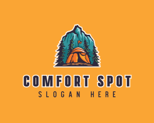 Mountain Explorer Campsite logo design