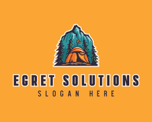 Mountain Explorer Campsite logo design