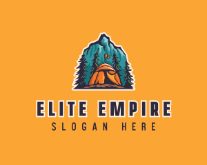 Mountain Explorer Campsite logo design