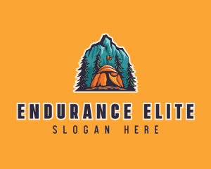 Mountain Explorer Campsite logo design