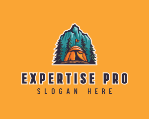 Mountain Explorer Campsite logo design