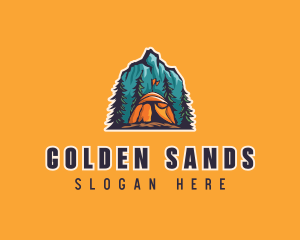 Mountain Explorer Campsite logo design