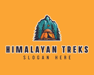 Mountain Explorer Campsite logo design