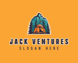 Mountain Explorer Campsite logo design