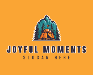 Mountain Explorer Campsite logo design