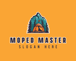 Mountain Explorer Campsite logo design