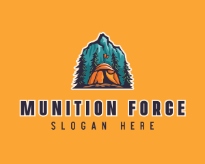 Mountain Explorer Campsite logo design