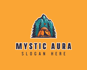 Mountain Explorer Campsite logo design