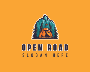 Mountain Explorer Campsite logo design