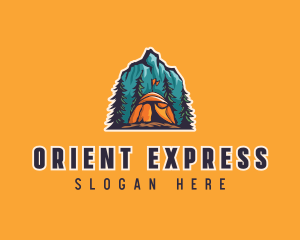 Mountain Explorer Campsite logo design