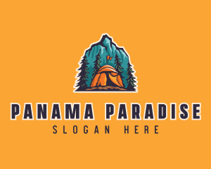 Mountain Explorer Campsite logo design