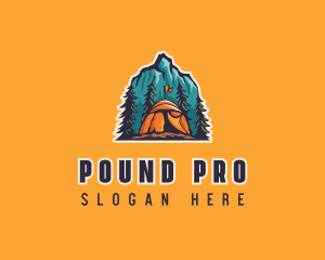 Mountain Explorer Campsite logo design