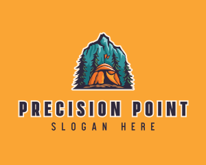 Mountain Explorer Campsite logo design