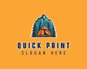 Mountain Explorer Campsite logo design