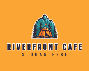 Mountain Explorer Campsite logo design