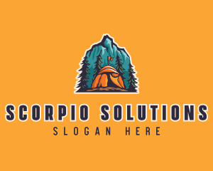 Mountain Explorer Campsite logo design