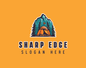 Mountain Explorer Campsite logo design