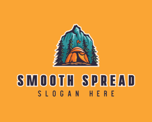 Mountain Explorer Campsite logo design