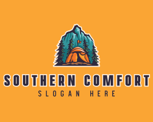 Mountain Explorer Campsite logo design