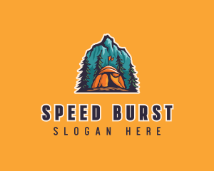 Mountain Explorer Campsite logo design