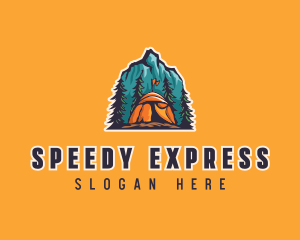 Mountain Explorer Campsite logo design